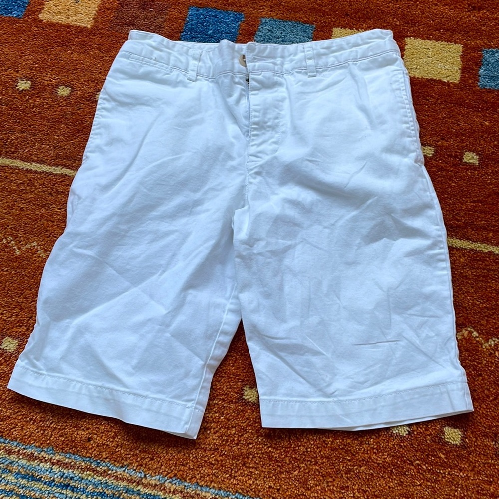 Boys Polo Ralph Lauren White Shorts